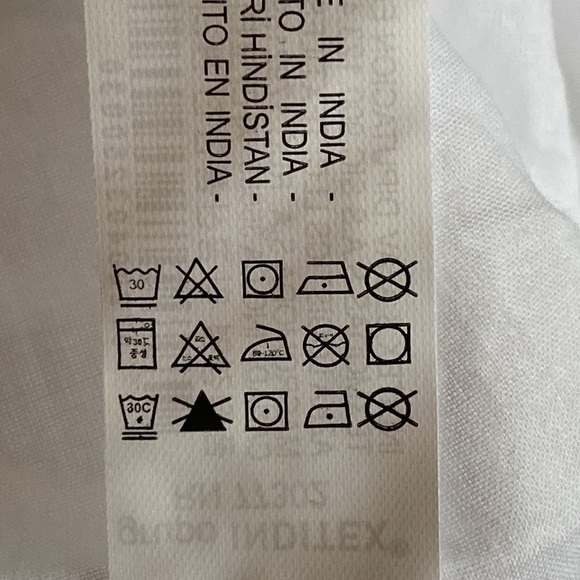 🌹NWT. Zara White Openwork embroidered V-neck Mini Dress. Size XL. - Picture 10 of 10